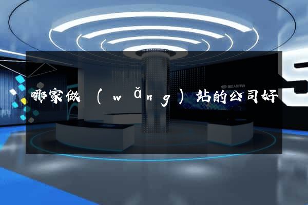 哪家做網(wǎng)站的公司好