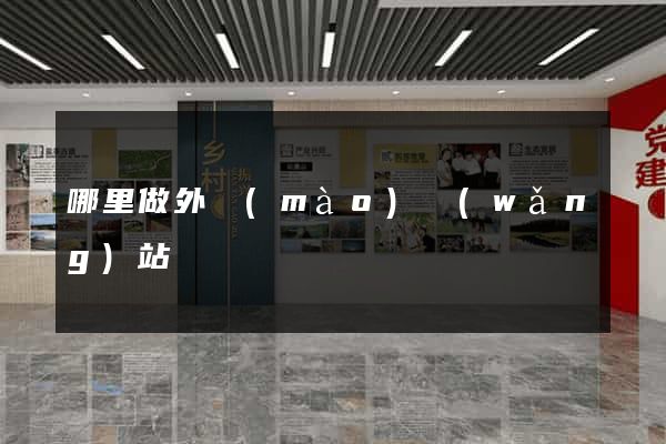 哪里做外貿(mào)網(wǎng)站