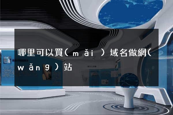 哪里可以買(mǎi)域名做網(wǎng)站