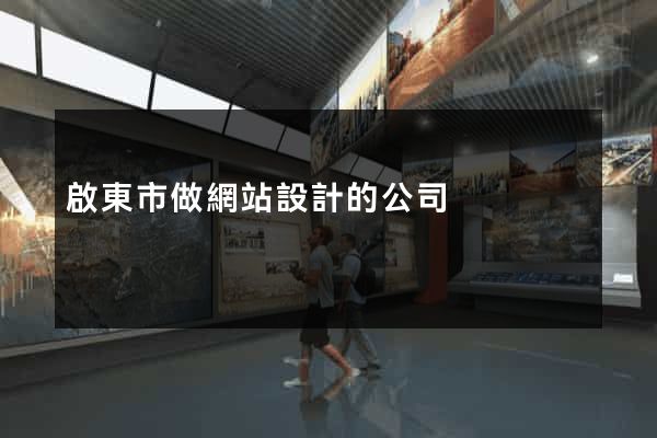 啟東市做網站設計的公司
