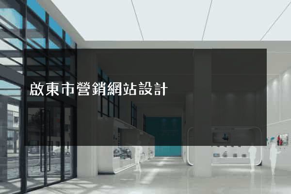 啟東市營銷網站設計
