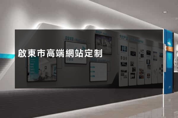 啟東市高端網站定制
