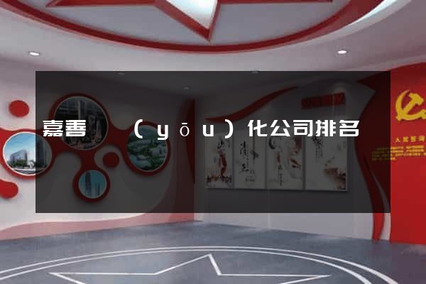 嘉善縣優(yōu)化公司排名