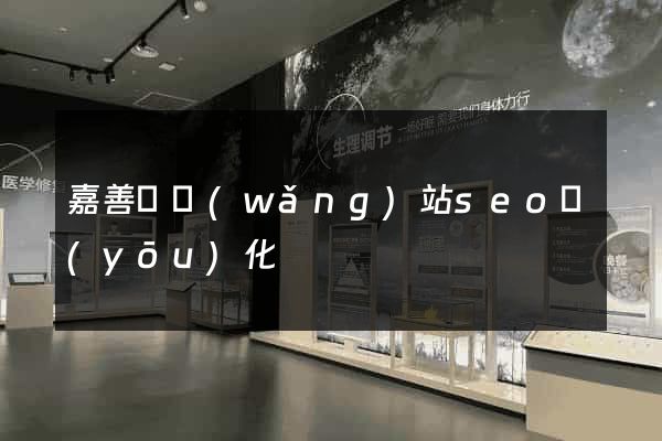 嘉善縣網(wǎng)站seo優(yōu)化