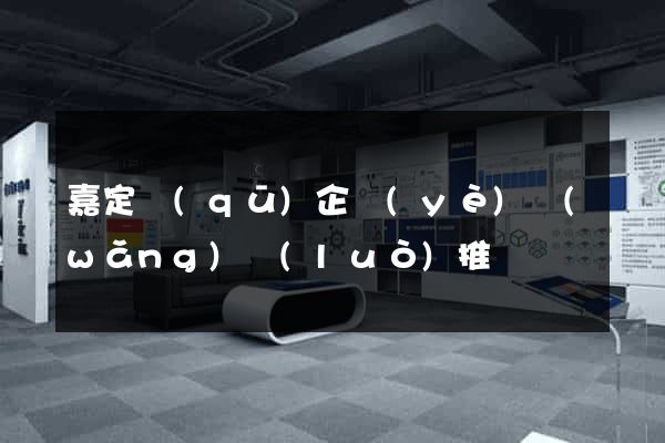 嘉定區(qū)企業(yè)網(wǎng)絡(luò)推廣