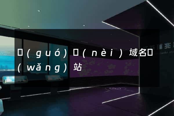 國(guó)內(nèi)域名網(wǎng)站
