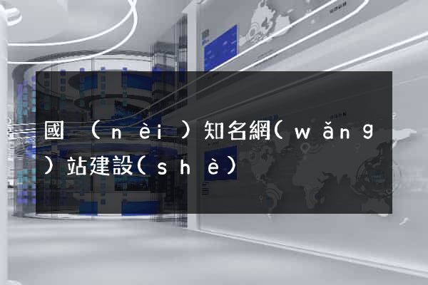 國內(nèi)知名網(wǎng)站建設(shè)