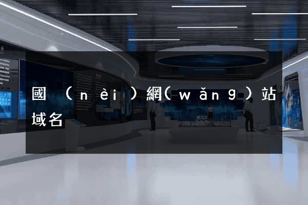 國內(nèi)網(wǎng)站域名