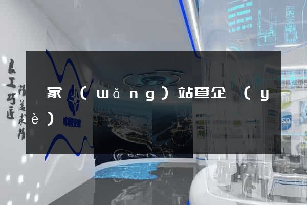 國家網(wǎng)站查企業(yè)