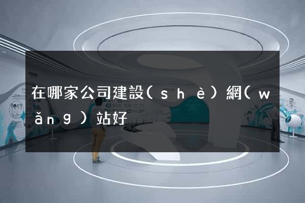 在哪家公司建設(shè)網(wǎng)站好