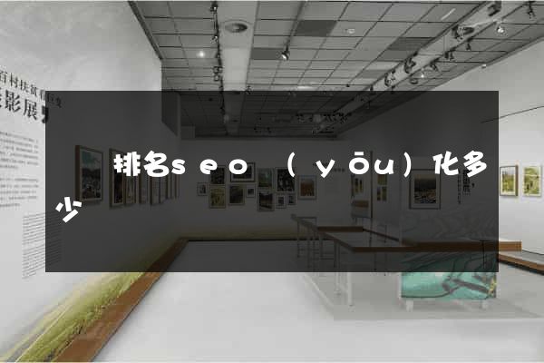 壽縣排名seo優(yōu)化多少錢