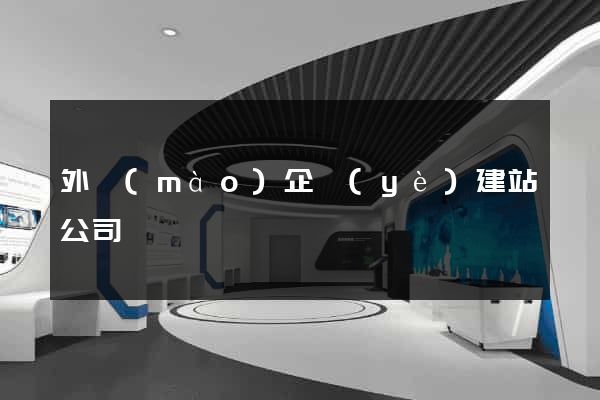 外貿(mào)企業(yè)建站公司