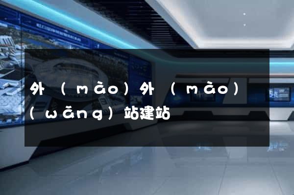外貿(mào)外貿(mào)網(wǎng)站建站