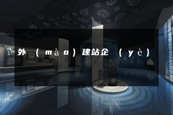 外貿(mào)建站企業(yè)