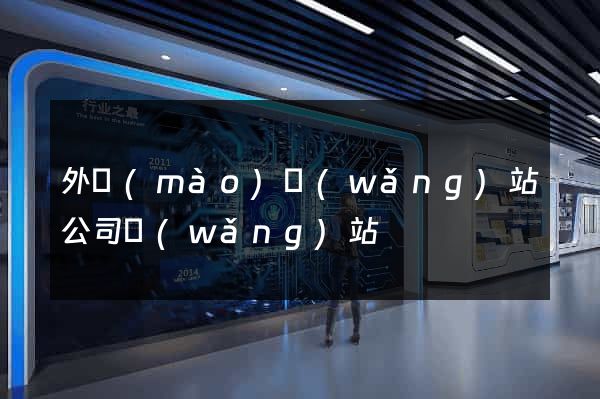 外貿(mào)網(wǎng)站公司網(wǎng)站
