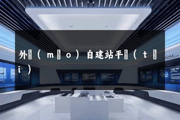 外貿(mào)自建站平臺(tái)