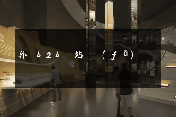 外貿b2b網站開發(fā)