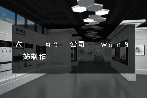 大觀區(qū)公司網(wǎng)站制作