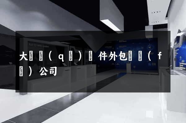 大觀區(qū)軟件外包開發(fā)公司
