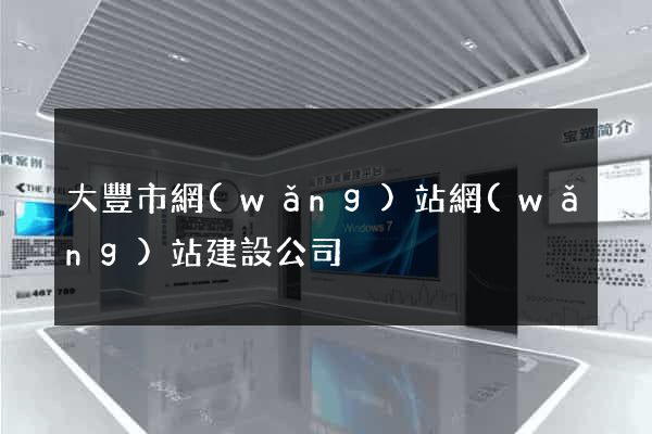 大豐市網(wǎng)站網(wǎng)站建設公司