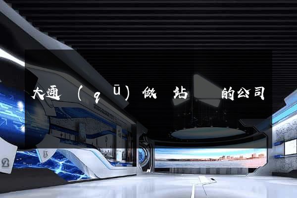 大通區(qū)做網站設計的公司