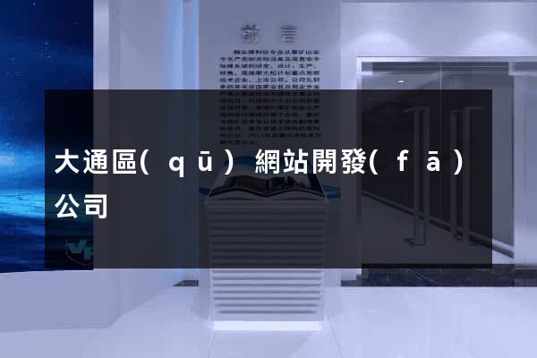 大通區(qū)網站開發(fā)公司