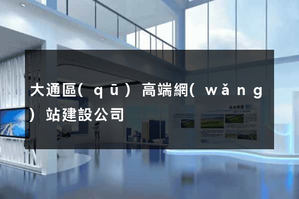 大通區(qū)高端網(wǎng)站建設公司