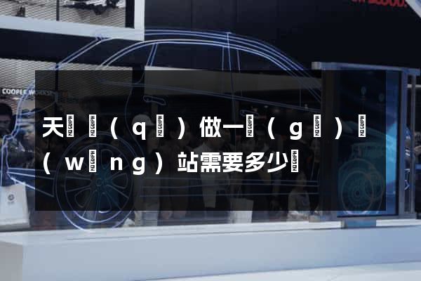 天寧區(qū)做一個(gè)網(wǎng)站需要多少錢