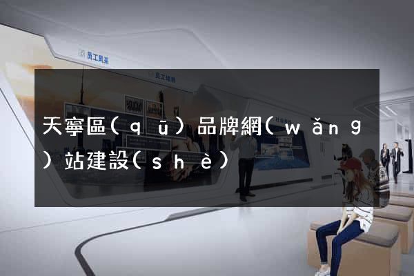 天寧區(qū)品牌網(wǎng)站建設(shè)