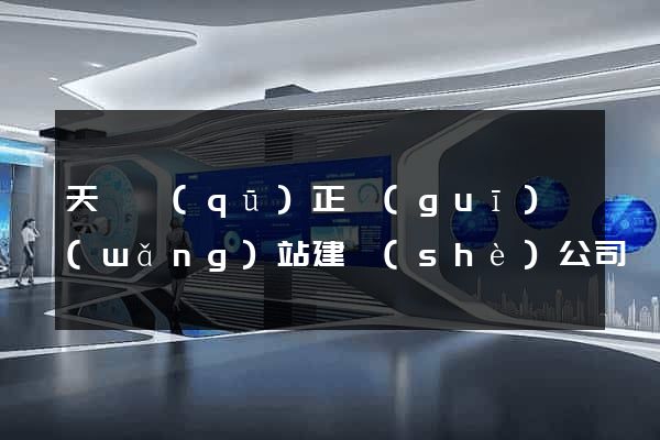 天寧區(qū)正規(guī)網(wǎng)站建設(shè)公司