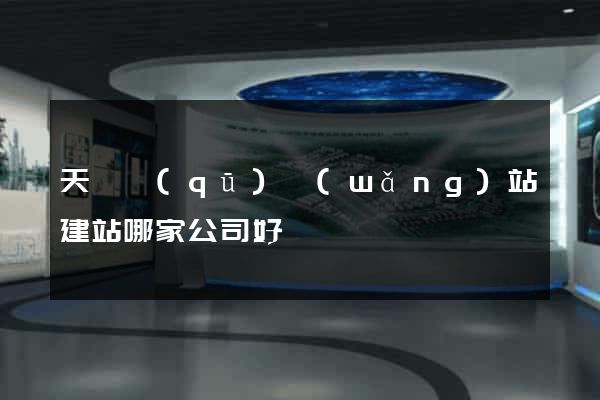 天寧區(qū)網(wǎng)站建站哪家公司好