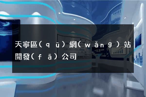 天寧區(qū)網(wǎng)站開發(fā)公司