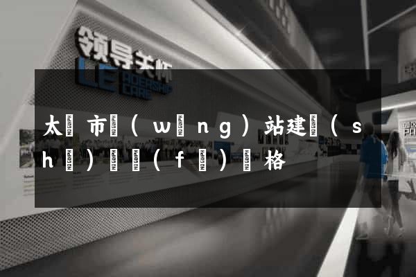 太倉市網(wǎng)站建設(shè)開發(fā)價格