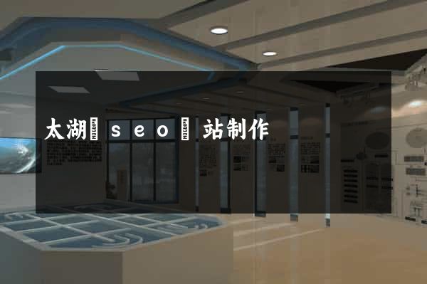 太湖縣seo網站制作