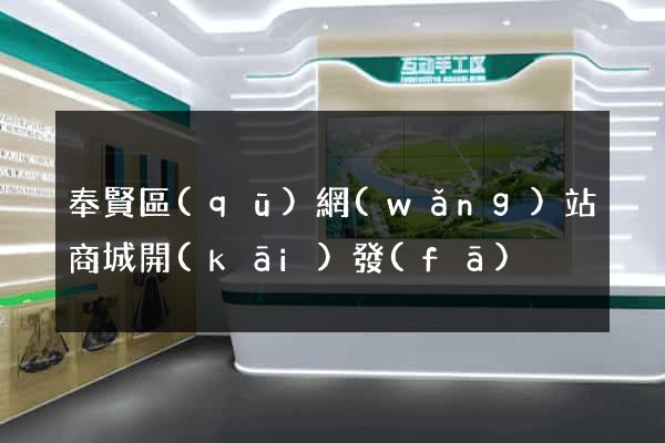奉賢區(qū)網(wǎng)站商城開(kāi)發(fā)