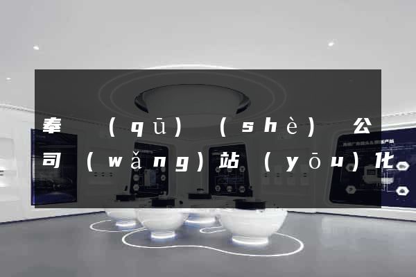 奉賢區(qū)設(shè)計公司網(wǎng)站優(yōu)化