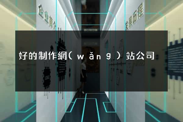好的制作網(wǎng)站公司