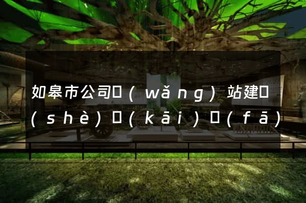 如皋市公司網(wǎng)站建設(shè)開(kāi)發(fā)
