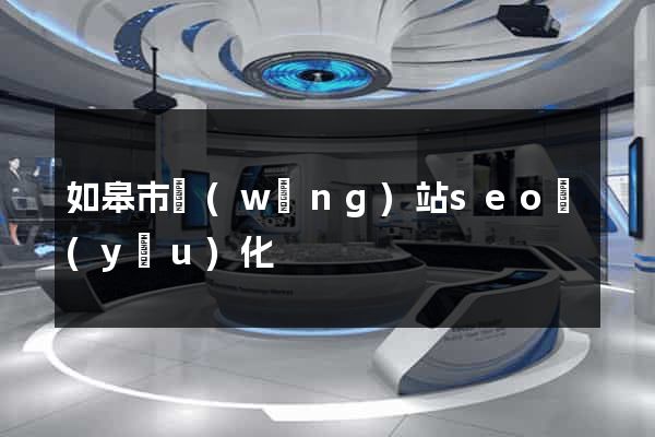 如皋市網(wǎng)站seo優(yōu)化