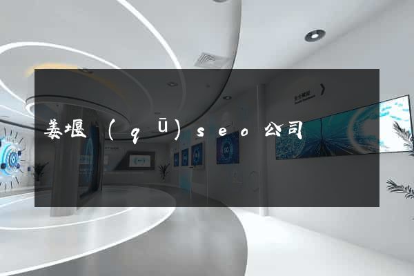 姜堰區(qū)seo公司