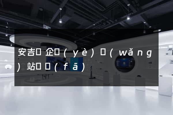 安吉縣企業(yè)網(wǎng)站開發(fā)