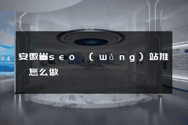 安徽省seo網(wǎng)站推廣怎么做