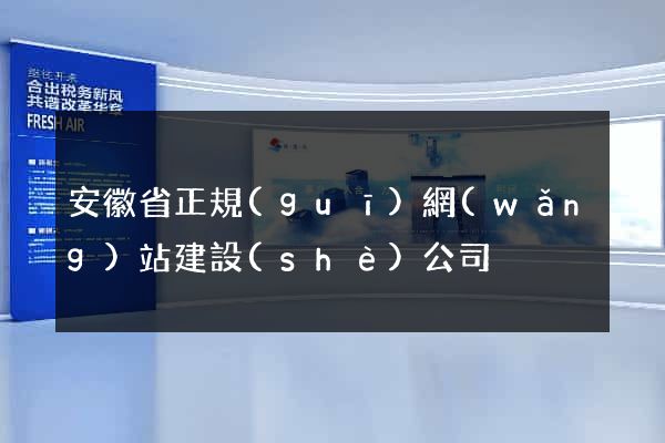 安徽省正規(guī)網(wǎng)站建設(shè)公司