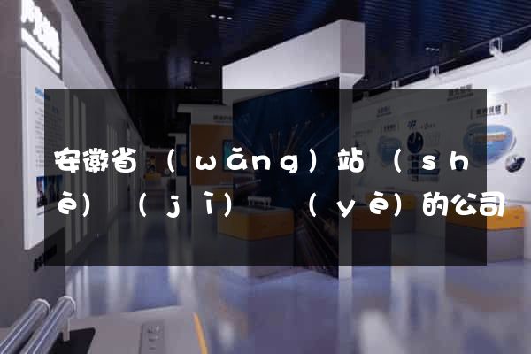 安徽省網(wǎng)站設(shè)計(jì)專業(yè)的公司