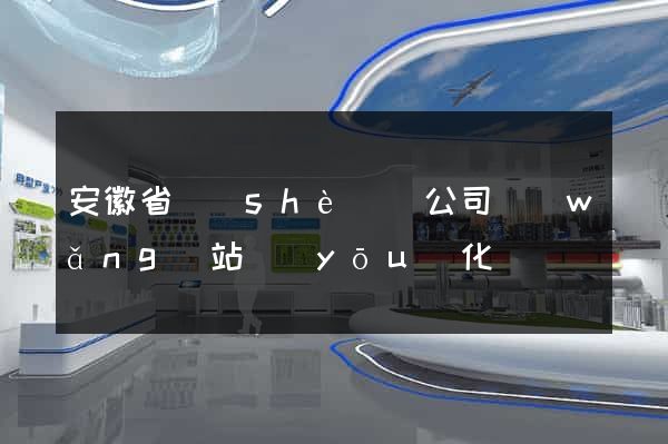 安徽省設(shè)計公司網(wǎng)站優(yōu)化