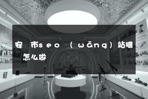 安慶市seo網(wǎng)站推廣怎么做