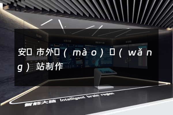 安慶市外貿(mào)網(wǎng)站制作