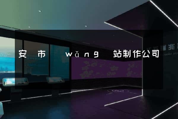 安慶市網(wǎng)站制作公司