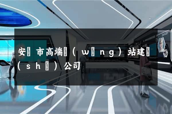 安慶市高端網(wǎng)站建設(shè)公司