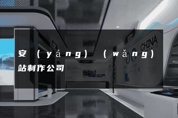 安陽(yáng)網(wǎng)站制作公司